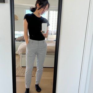 Gray Tapered Dress Pants / Slacks